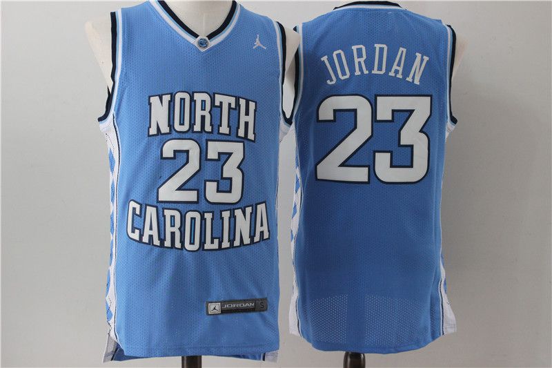 Men Chicago Bulls #23 Jordan North Carolina Blue NBA Jerseys->chicago bulls->NBA Jersey